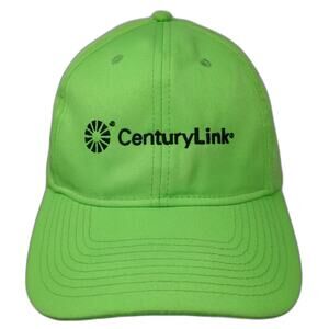 OTTO Snapback Hat Green Black CenturyLink Logo Embroidered Adjustable OSFM